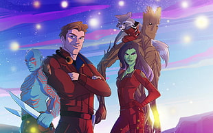 Guardians of the Galaxy artwork HD wallpaper