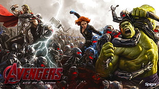 Marvel Avengers poster, concept art, movies, Avengers: Age of Ultron, superhero