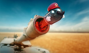 Super Mario cap illustration HD wallpaper
