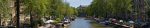 Amsterdam, Netherlands, Dutch, boat HD wallpaper