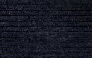black brick wall HD wallpaper