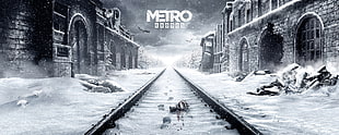 black and white Metro Exodus poster