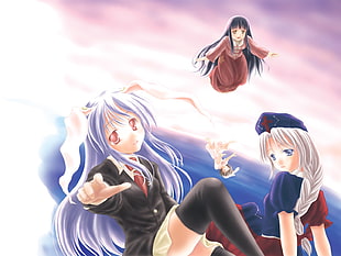 three girls animated characters