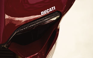 red Ducati fender, Ducati