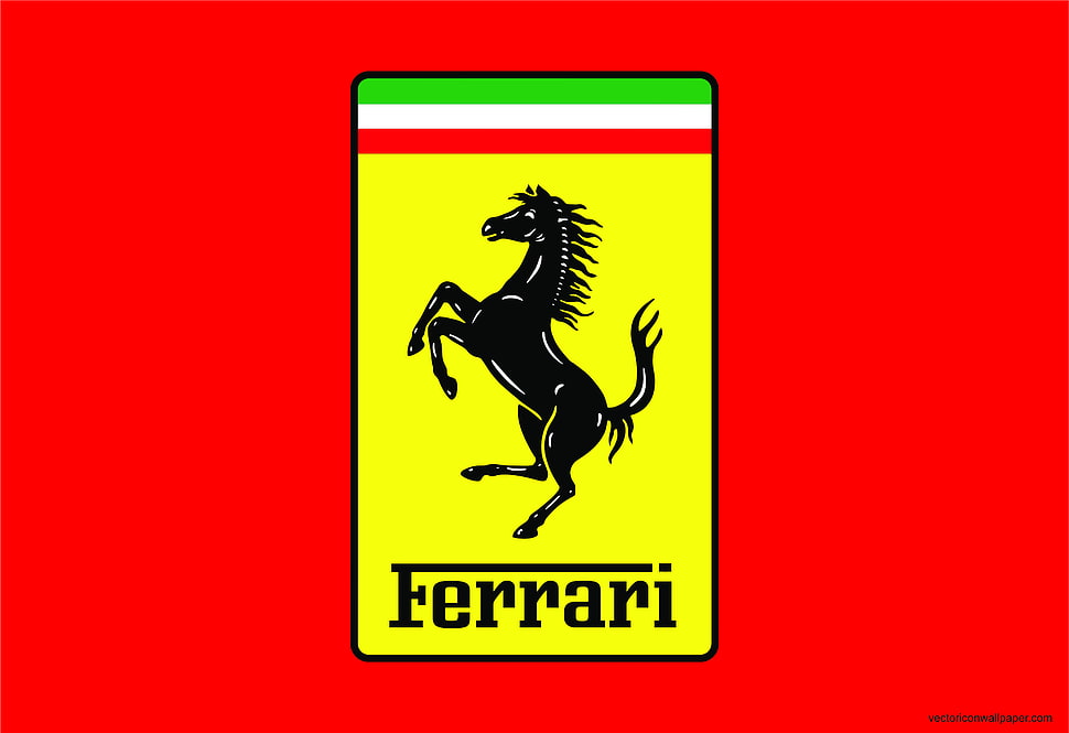 Ferrari logo HD wallpaper