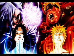 Naruto and Uchiha Sasuke HD wallpaper