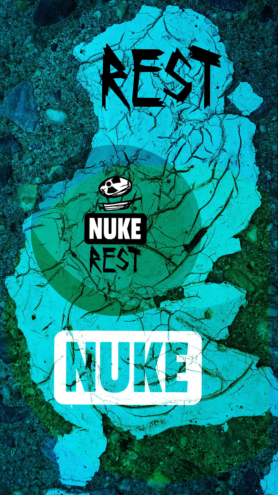 Nuke Rest logo, floating, glasses, Zeppelin HD wallpaper