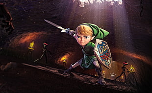 Legend of Zelda Link wallpaper, Link
