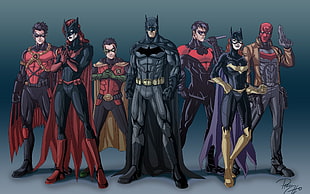 DC heroes illustration