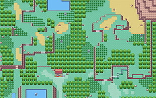 Pokemon gameboy map, Pokémon, video games, retro games