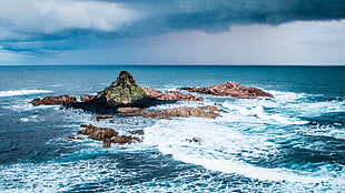 body of water, Stones, Sea, Ocean HD wallpaper