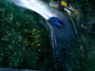 blue sports car, Lamborghini, Lamborghini Huracan