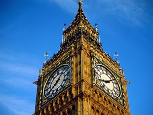 Big Ben, London, architecture, Big Ben, clocktowers, building