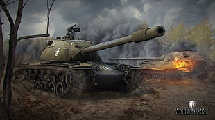 World Tanks digital wallpaper, World of Tanks, tank, wargaming, video games
