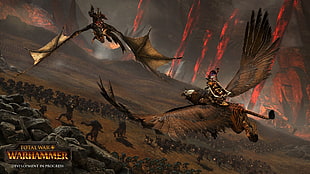 Total War WarHammer digital wallpaper, Total War: Warhammer, orcs, Fantasy Battle, Warhammer
