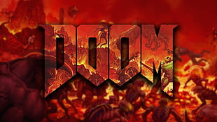 Doom wallpaper, video games, Doom (game)