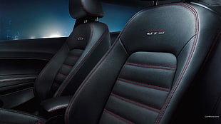 black and gray car seat, car, Volkswagen Scirocco, Volkswagen
