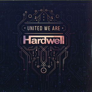 Hardwell logo, Hardwell, United We Are, music, cover art HD wallpaper