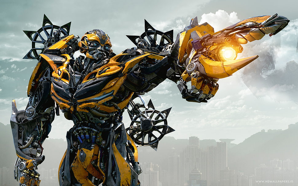 Transformers Bumblebee digital wallpaper, Transformers, transformer HD wallpaper