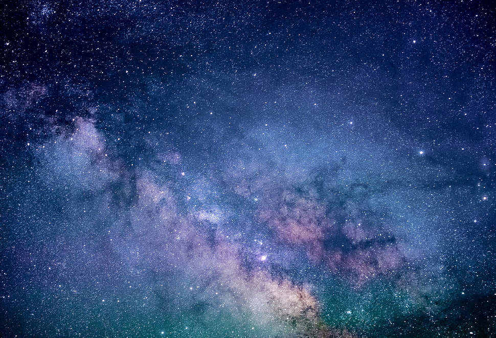 starry sky, nature, space, abstract HD wallpaper