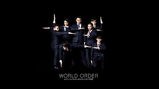 World Order poster, World Order, Genki Sudo, Japanese, suits HD wallpaper