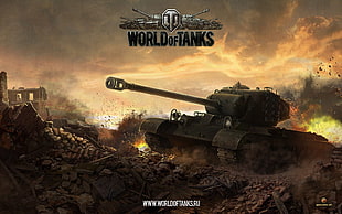 World of Tanks digital wallpaper, World of Tanks, tank, M26 Pershing, wargaming