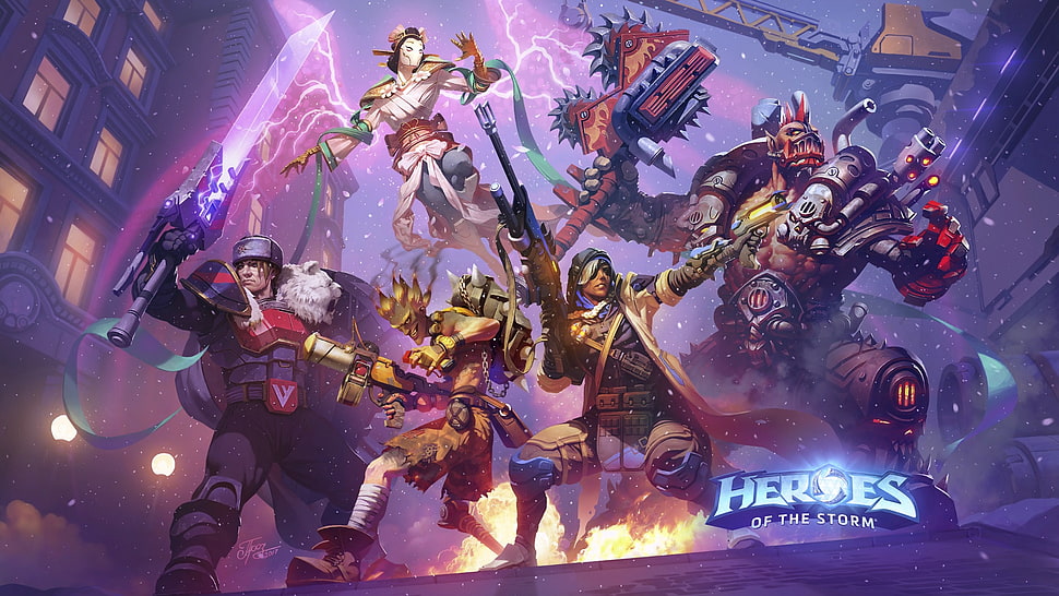 Heroes Of The Storm game application HD wallpaper