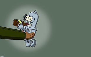 Futurama robot illustration, Futurama, cartoon, animated movies, animation