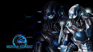 Mortal Kombat illustration, Mortal Kombat, Sub Zero, video games