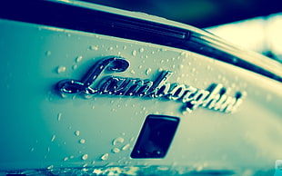 Lamborghini emblem, car, filter HD wallpaper