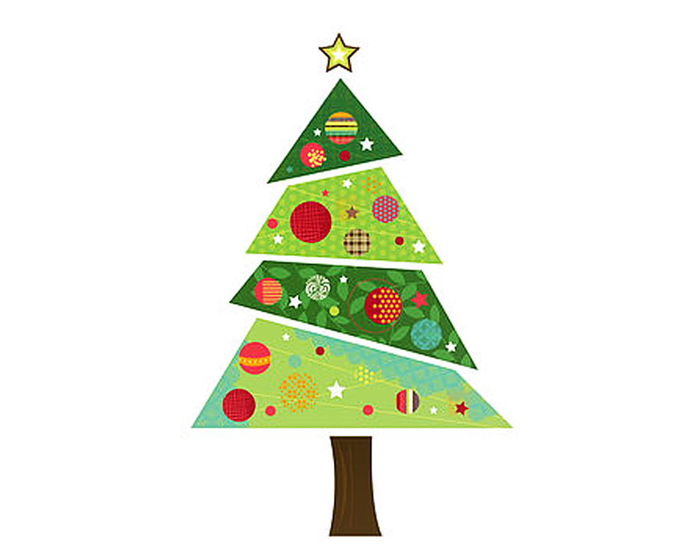 Christmas tree sticker HD wallpaper