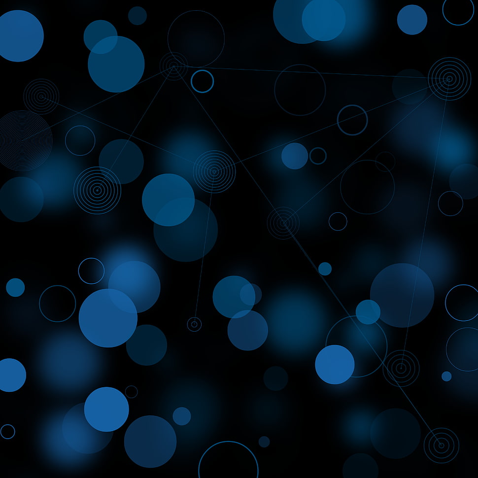 bokeh wallpaper, tapet, material style, simple, colorful HD wallpaper