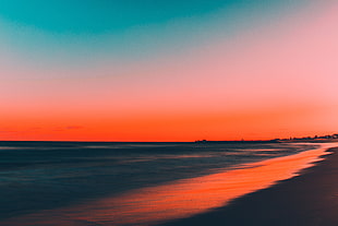 Sea,  Shore,  Sunset,  Sky