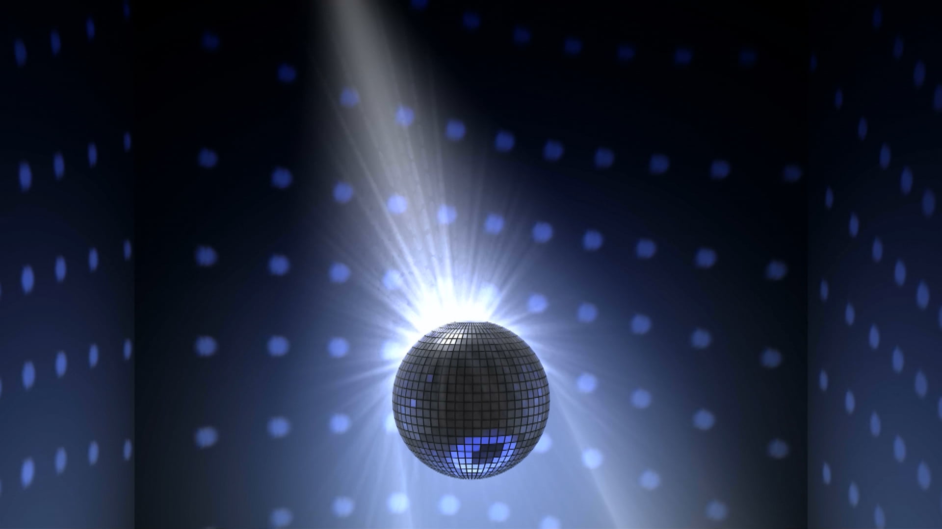 Disco Ball With Blue Background Photograph Hd Wallpaper Wallpaper Flare