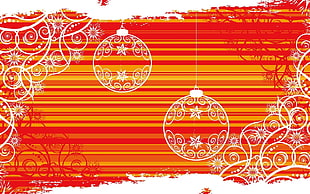 Christmas decorations,  Balloons,  Patterns,  Background
