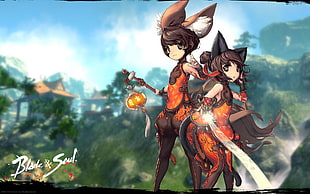 Black & Soul female game characters, Lyn, Blade & Soul, video games, force master