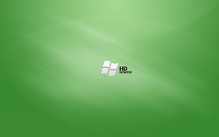 Microsoft logo, Microsoft Windows, green background