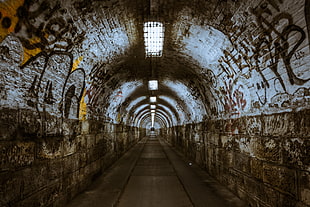 black and white graffiti wall painting