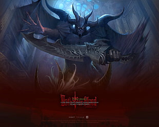 demon wallpaper, Lineage II, RPG, fantasy art