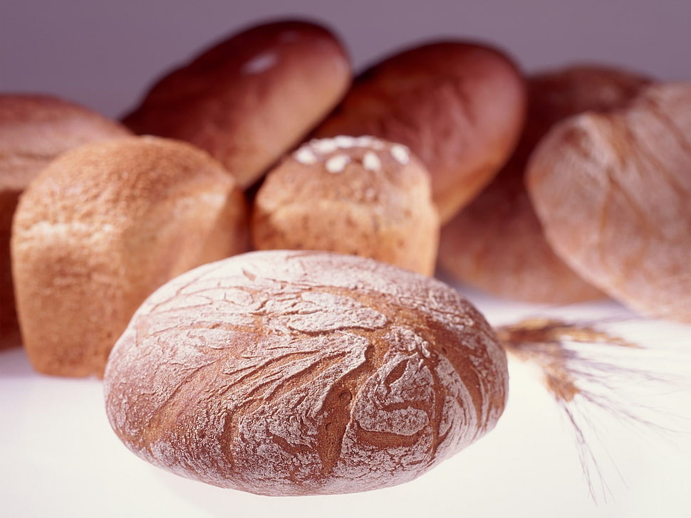 brown bread food photography HD wallpaper