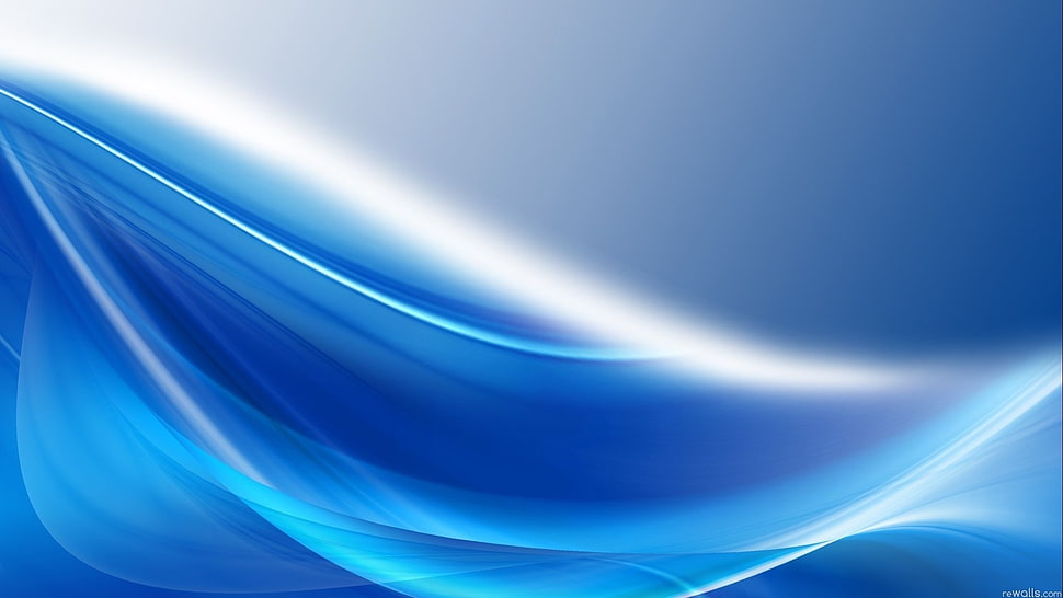 blue illustration HD wallpaper