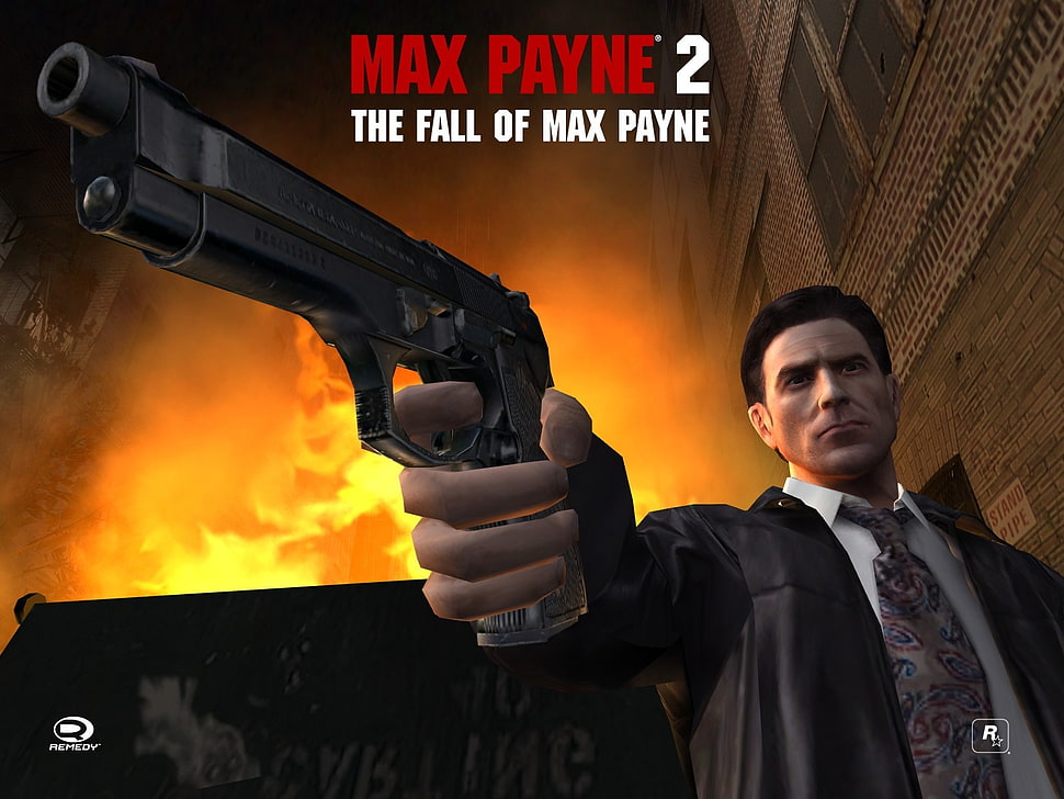 Max Payne 2 The Fall of Max Payne game poster HD wallpaper