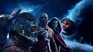 characters of Guardians of the Galaxy HD wallpaper