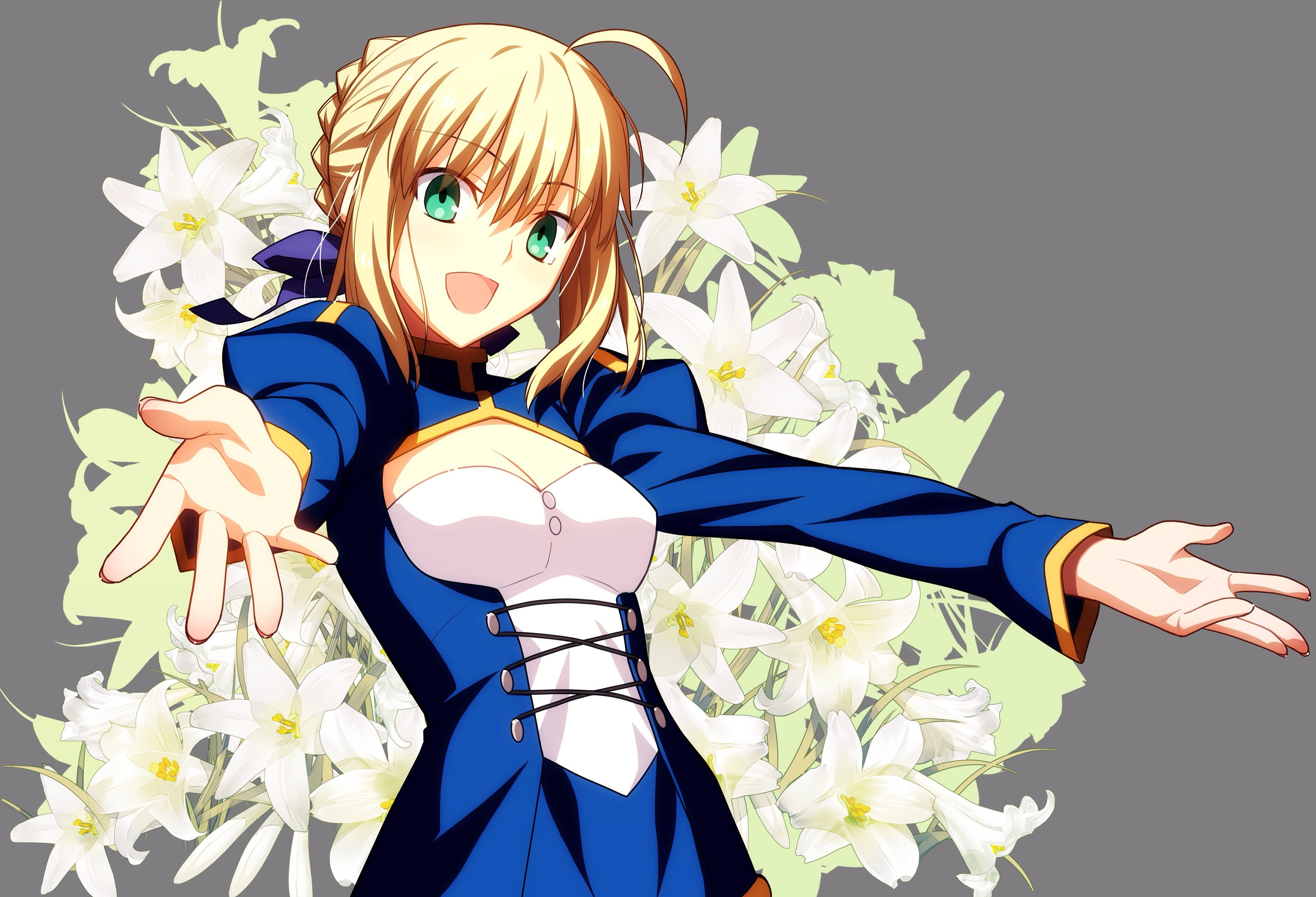 1. Saber from Fate/stay night - wide 3