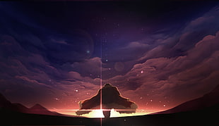 silhouette of man digital wallpaper, Rider (Fate/Zero), Fate Series, anime HD wallpaper