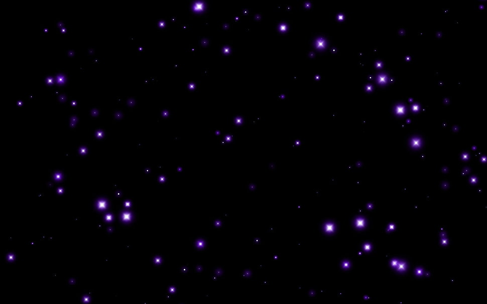 purple and black stars HD wallpaper
