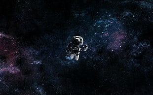 astronaut in space wallpaper, stars, fantasy art, astronaut