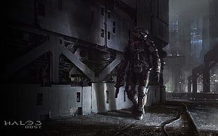 Halo 3 ODST digital wallpaper, Halo, Halo 3: ODST, video games