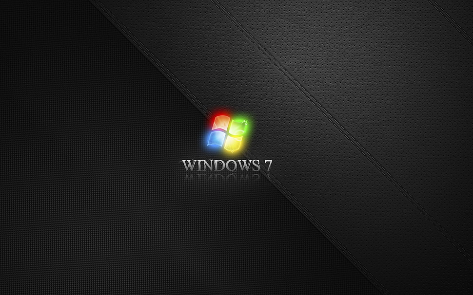 Windows 7 logo, Microsoft Windows, Windows 7 HD wallpaper
