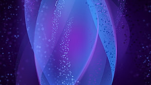 purple and blue digital wallpaper